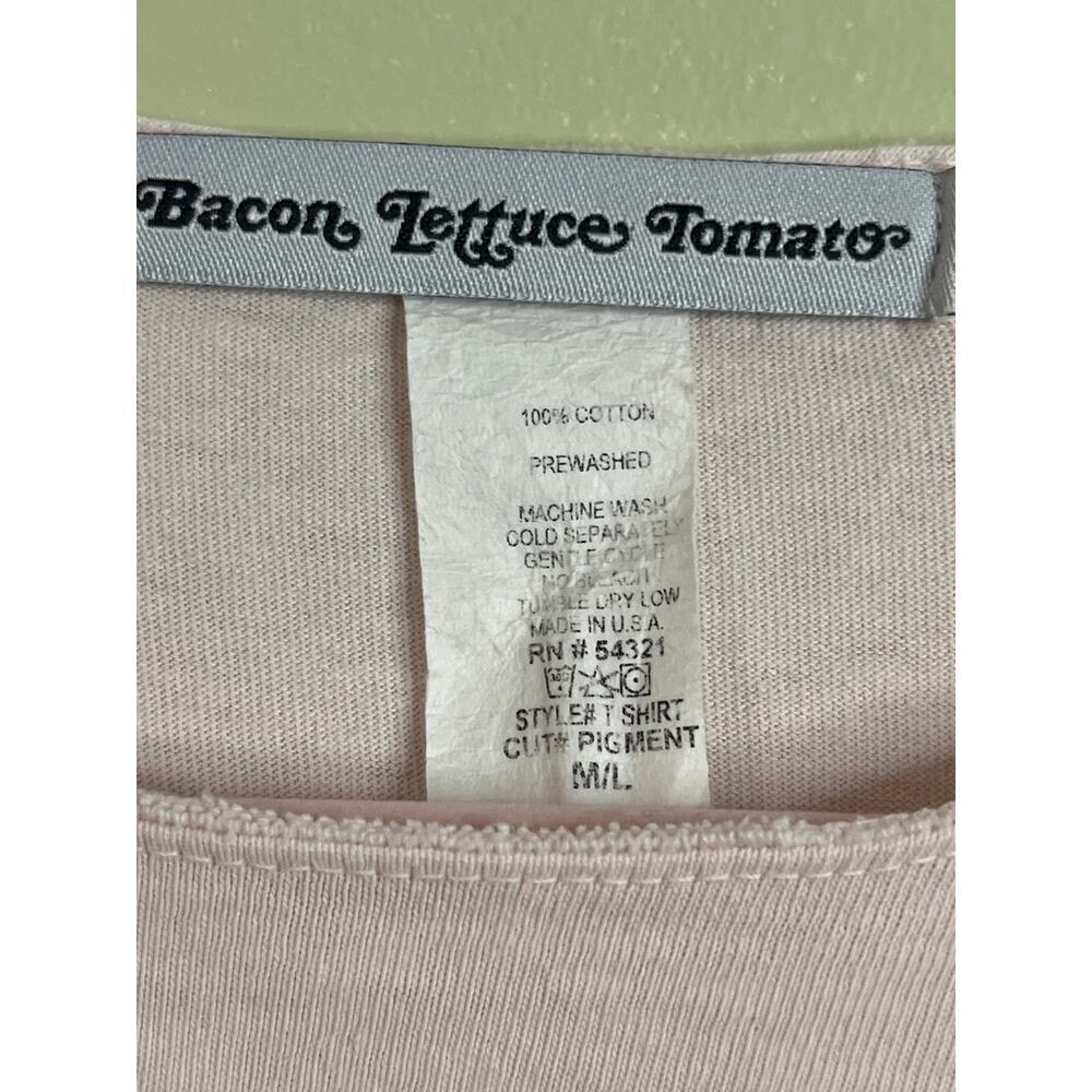 Bacon Lettuce Tomato ‘Nashville Music City’ T-shirt, size medium/ large - Picture 3 of 8
